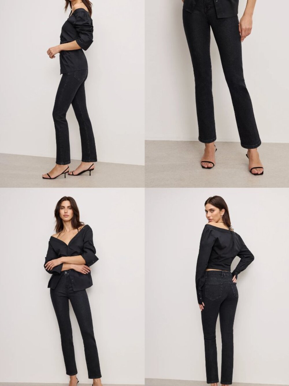 Good American Good Leg Straight Jeans High-Waist (NWT)